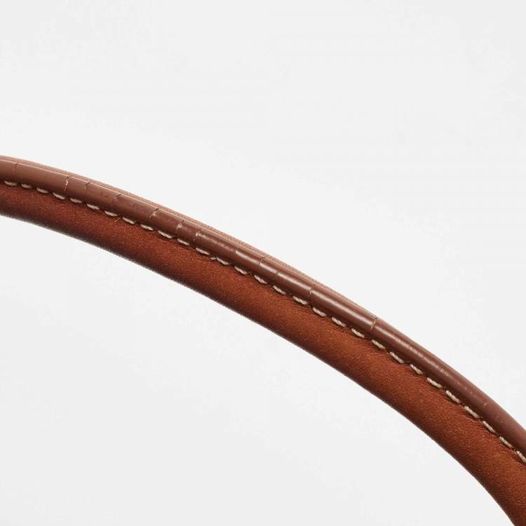 مملوكة مسبقًا Celine Brown Leather Mini Tie Tote