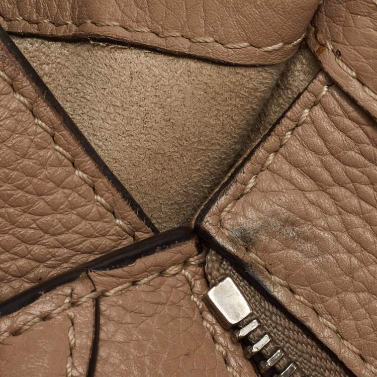 Pre Owned Céline Beige Leather Nano Luggage Tote