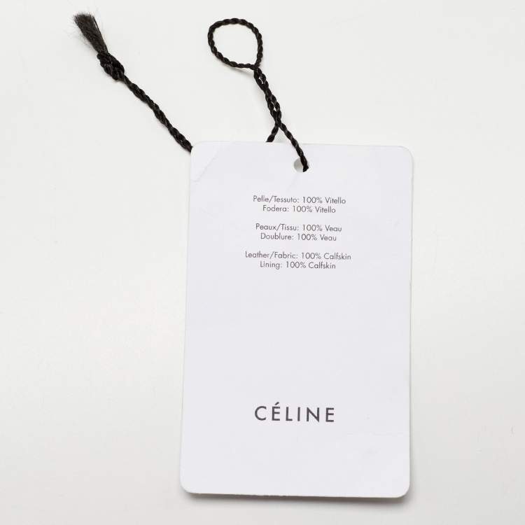 Pre Owned Céline Grey Croc Embossed Leather Large Phantom Luggage Tote