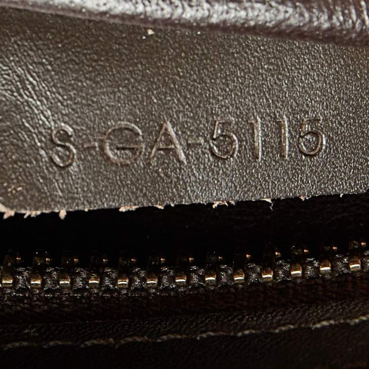 Pre Owned Celine Tri Color Leather Micro Luggage Tote