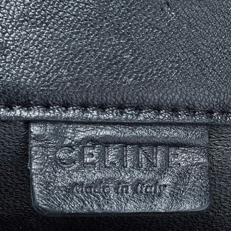 Pre Owned Celine Black Leather Vertical Cabas Tote