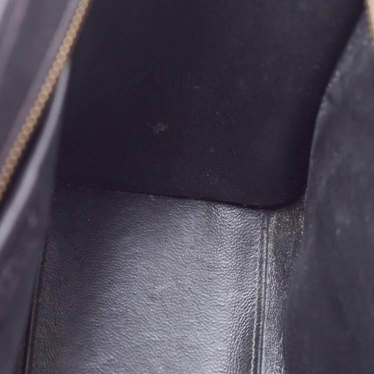 Pre Owned Celine Tricolor Nubuck and Leather Mini Luggage Tote