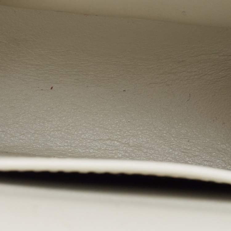 Pre Owned Celine Off-White Leather Mini Claude Shoulder Bag