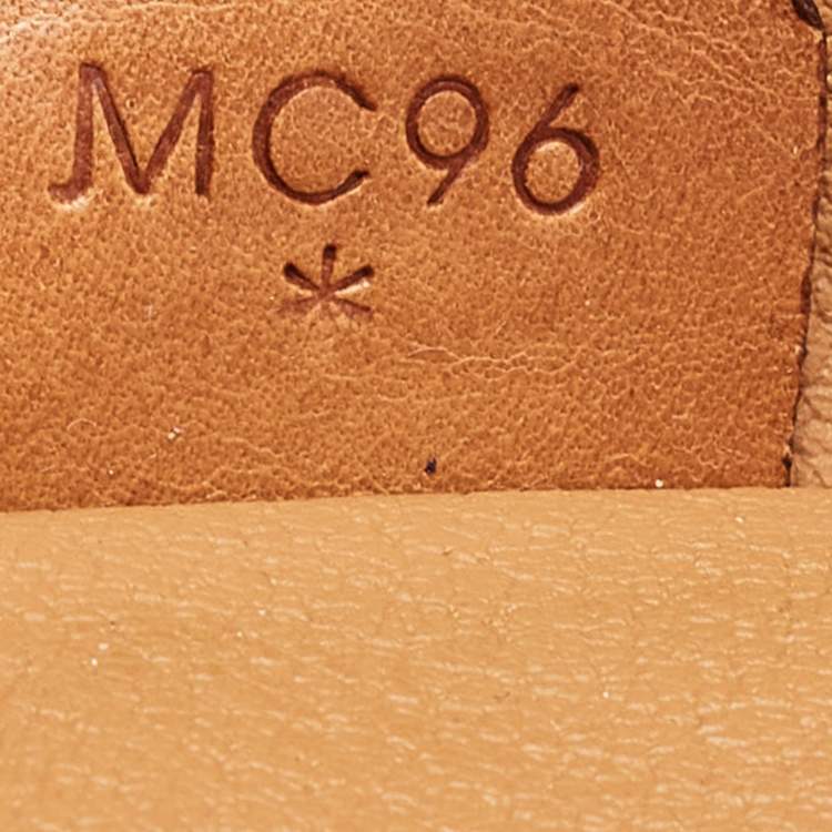 Pre Owned Celine Brown Macadam Coated Canvas and Leather Vanity Bag