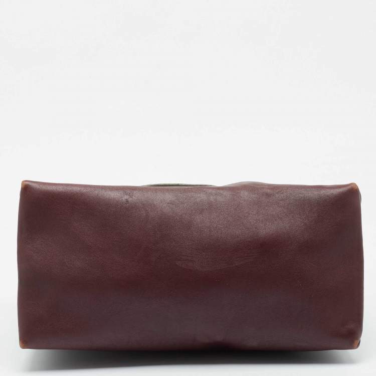 مملوكة مسبقًا Celine Tri Color Leather All Soft Shoulder Bag 