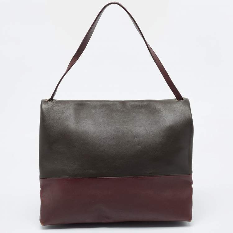 مملوكة مسبقًا Celine Tri Color Leather All Soft Shoulder Bag 