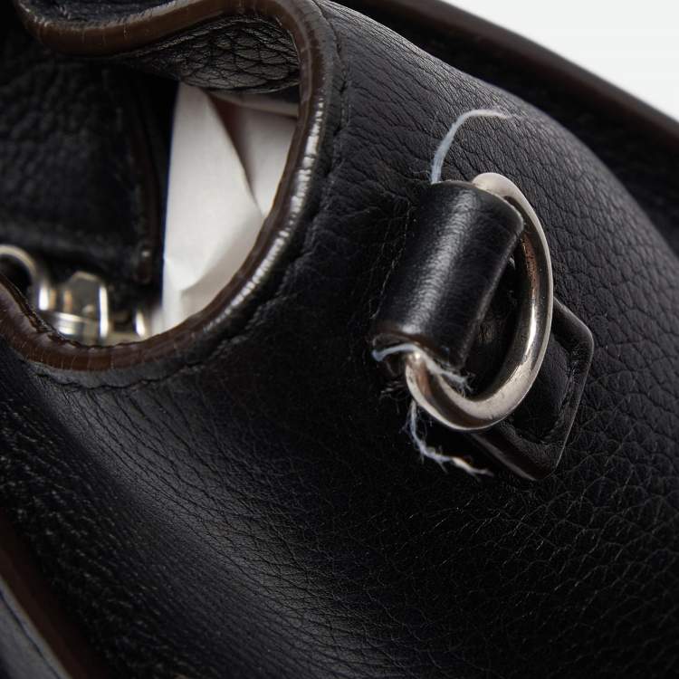 Pre Owned Céline Black Leather Nano Luggage Tote