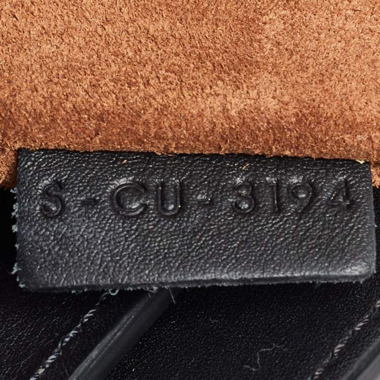 Pre Owned Celine Multicolor Leather Micro Luggage Tote