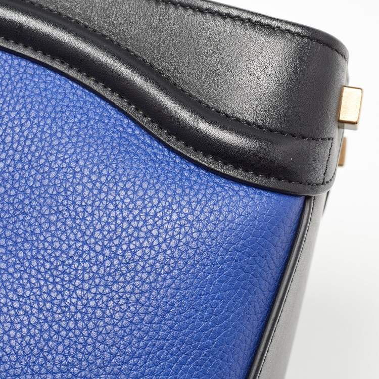 Pre Owned Celine Multicolor Leather Micro Luggage Tote