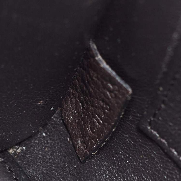 Pre Owned Céline Choco Brown Leather Nano Luggage Tote