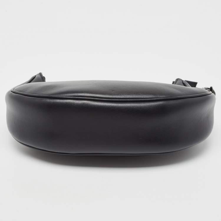 Pre Owned Celine Black Leather Ava Chain Shoulder Bag