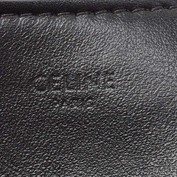 Pre Owned Celine Black Leather Ava Chain Shoulder Bag