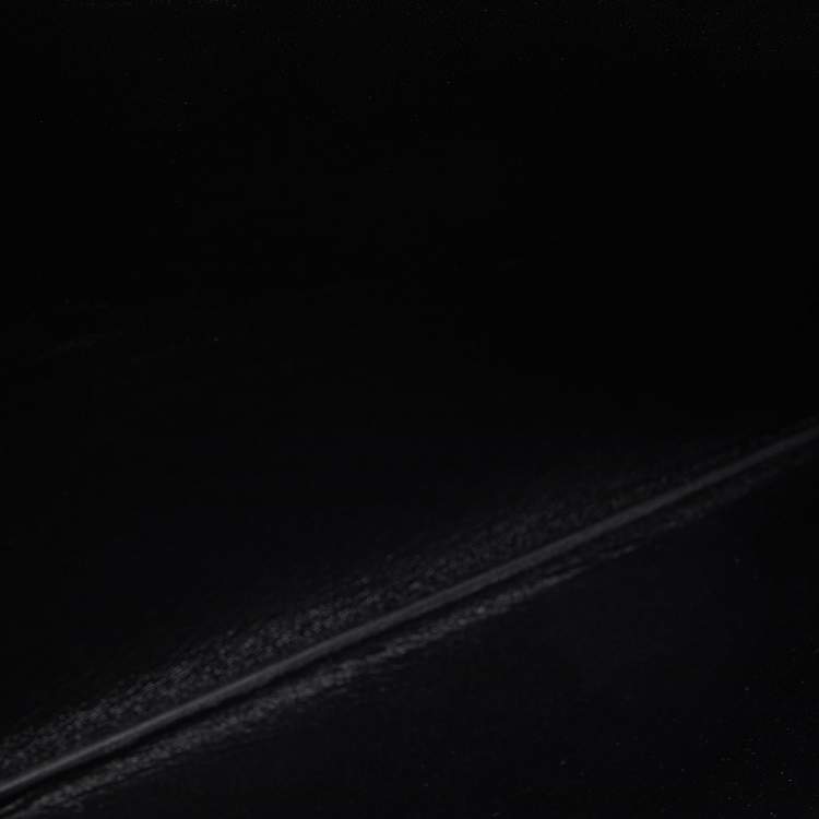 Pre Owned Celine Beige/Black Watersnake Leather and Leather Solo Zip Pouch