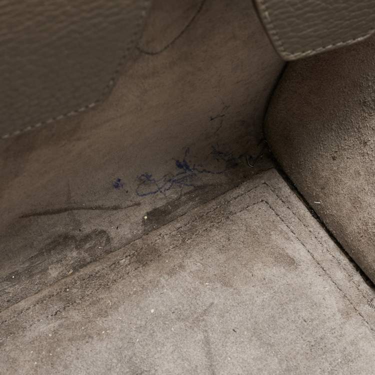 مملوكة مسبقًا Celine Grey Leather Mini Tie Tote