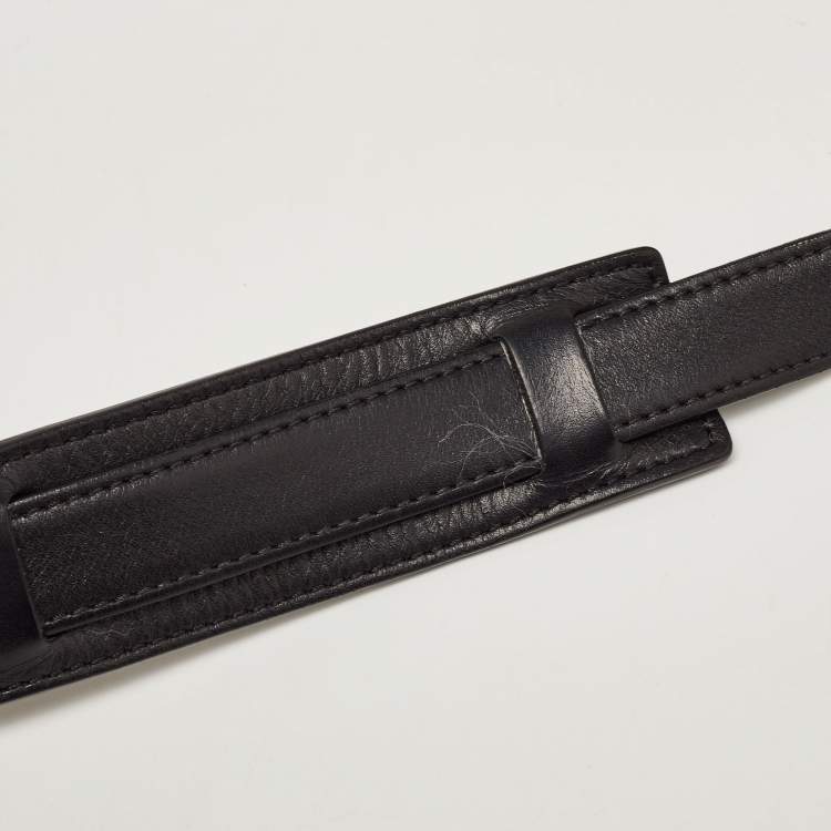 Pre Owned Celine Tri Color Canvas and Leather Medium Trapeze Bag