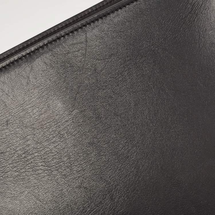 Pre Owned Celine Tri Color Canvas and Leather Medium Trapeze Bag