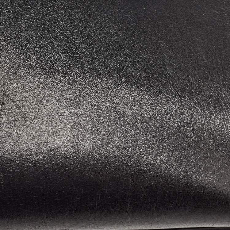 Pre Owned Celine Tri Color Canvas and Leather Medium Trapeze Bag