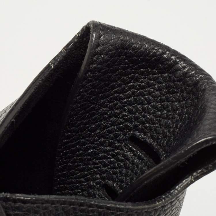Pre Owned Celine Black Leather Small Tie Tote