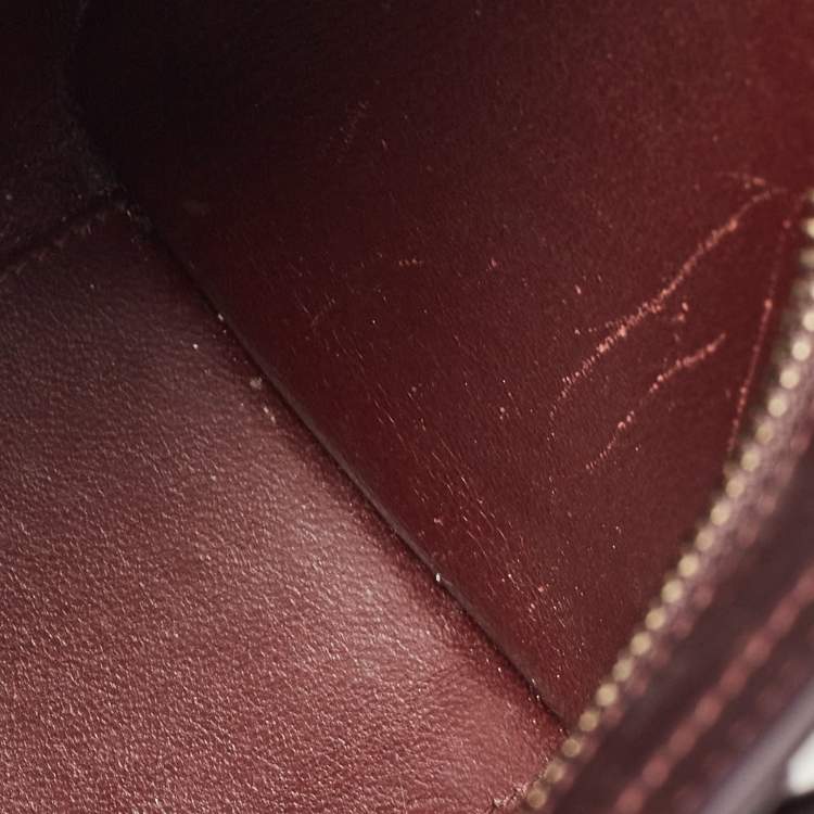 Pre Owned Celine Tri Color Leather Nano Luggage Tote