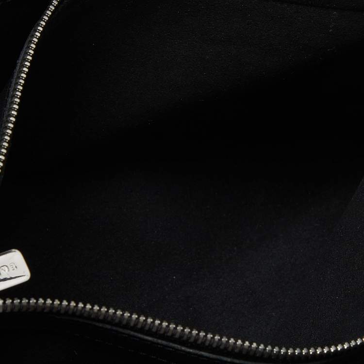 Pre Owned Celine Black Quilted Glossy Leather Boogie Tote