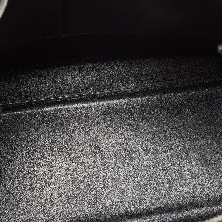 Pre Owned Celine Blue Leather Medium Edge Top Handle Bag