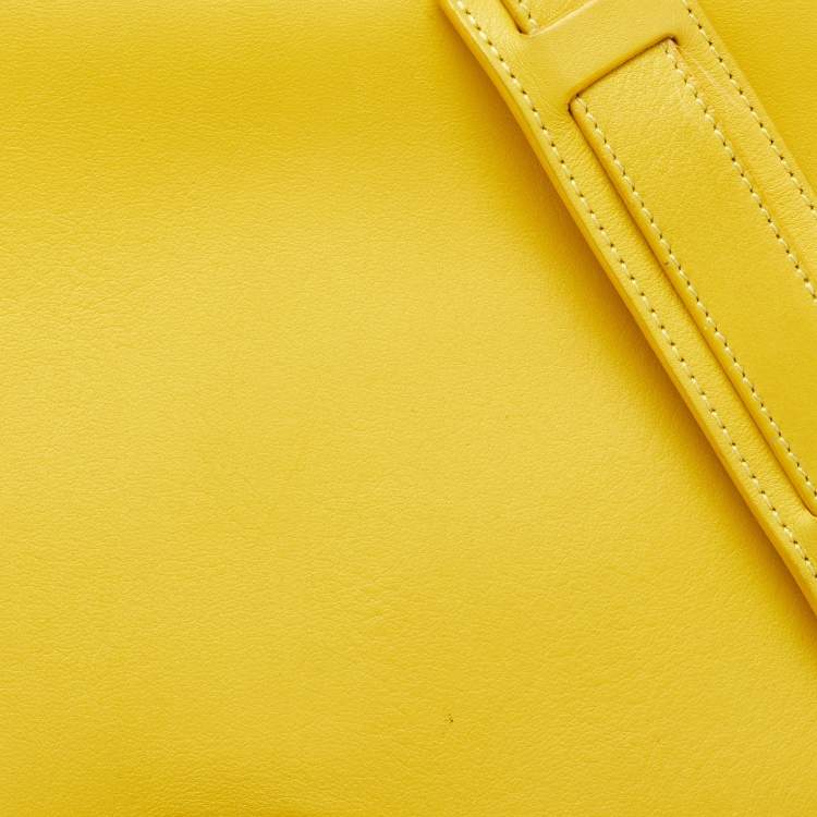 Pre Owned Celine Tri Color Leather Medium Trapeze Bag