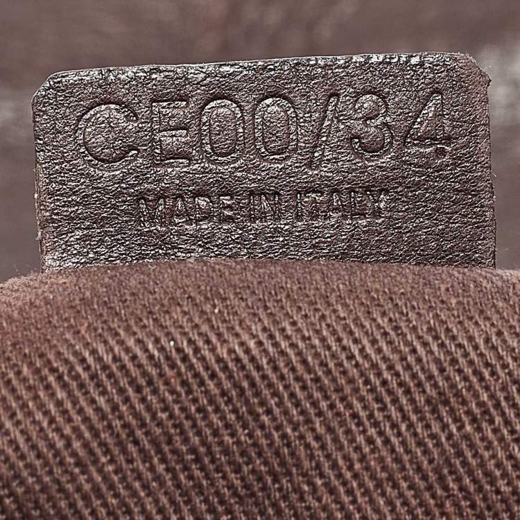 Pre Owned Celine Dark Brown Leather Boogie Tote