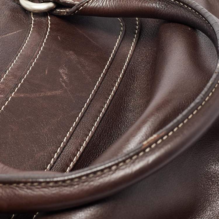 Pre Owned Celine Dark Brown Leather Boogie Tote