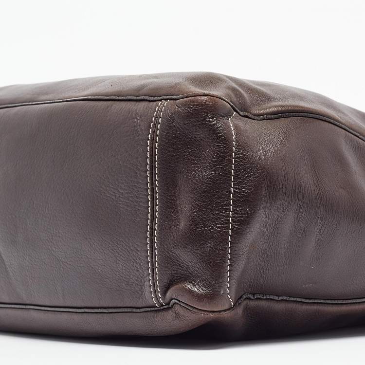 Pre Owned Celine Dark Brown Leather Boogie Tote