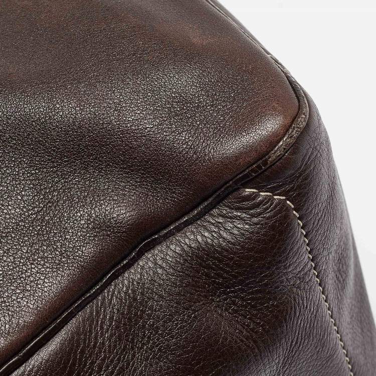 Pre Owned Celine Dark Brown Leather Boogie Tote