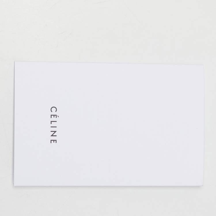 مملوكة مسبقًا Celine Burgundy Leather Small Tri-Fold Tote