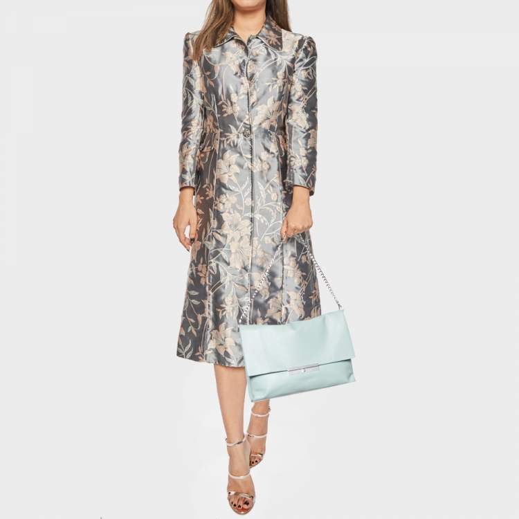 Pre Owned Celine Blue Leather Blade Shoulder Bag