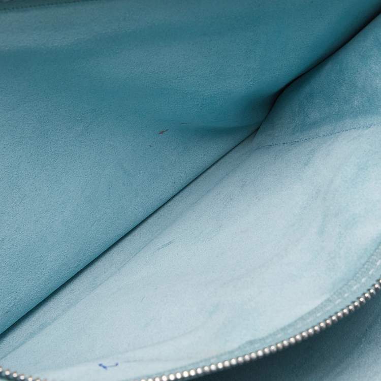 Pre Owned Celine Blue Leather Blade Shoulder Bag