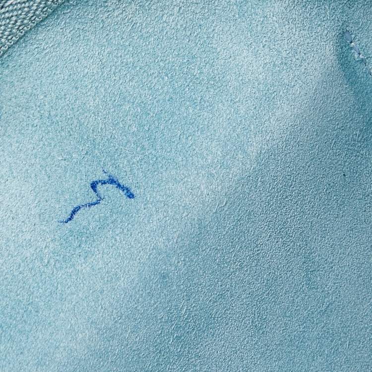 Pre Owned Celine Blue Leather Blade Shoulder Bag