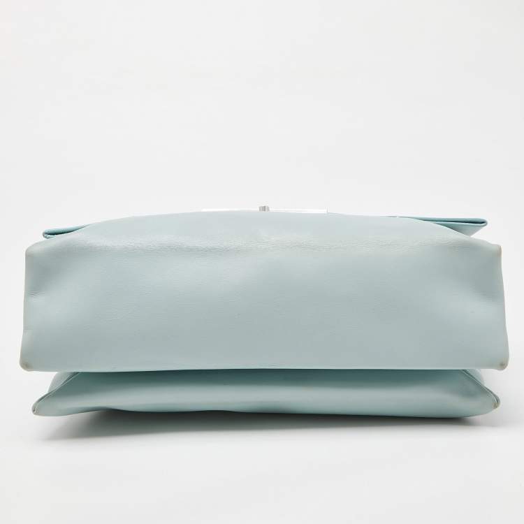 Pre Owned Celine Blue Leather Blade Shoulder Bag