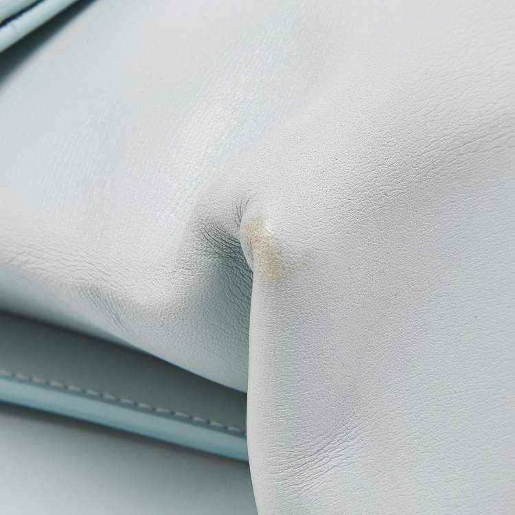 Pre Owned Celine Blue Leather Blade Shoulder Bag