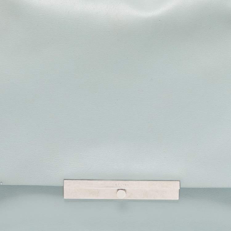 Pre Owned Celine Blue Leather Blade Shoulder Bag