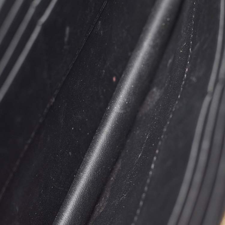 Pre Owned Celine Multicolor Leather and Karung Pocket Envelope Shoulder Bag