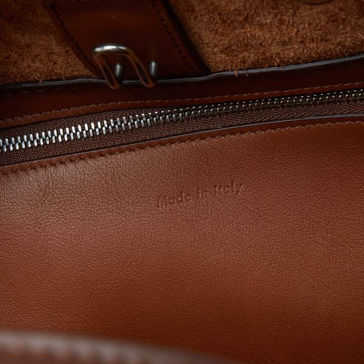 Pre Owned Celine Brown Leather Small Big Bucket Bag