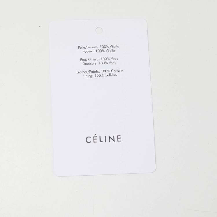 Pre Owned Celine Brown Leather Small Big Bucket Bag