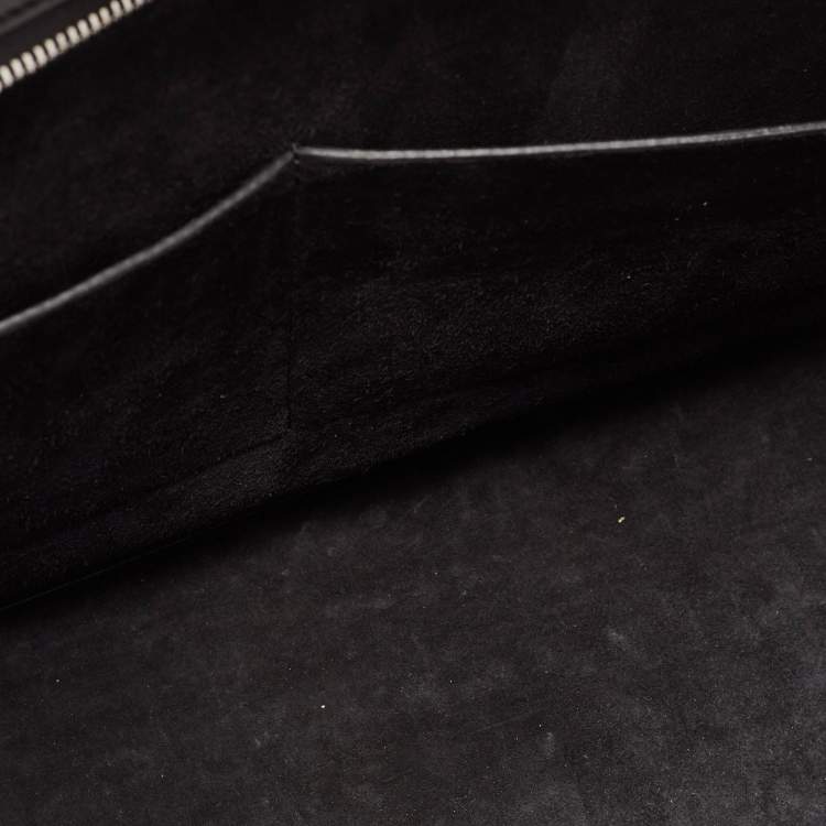 Pre Owned Celine Tricolor Leather Medium Trapeze Bag