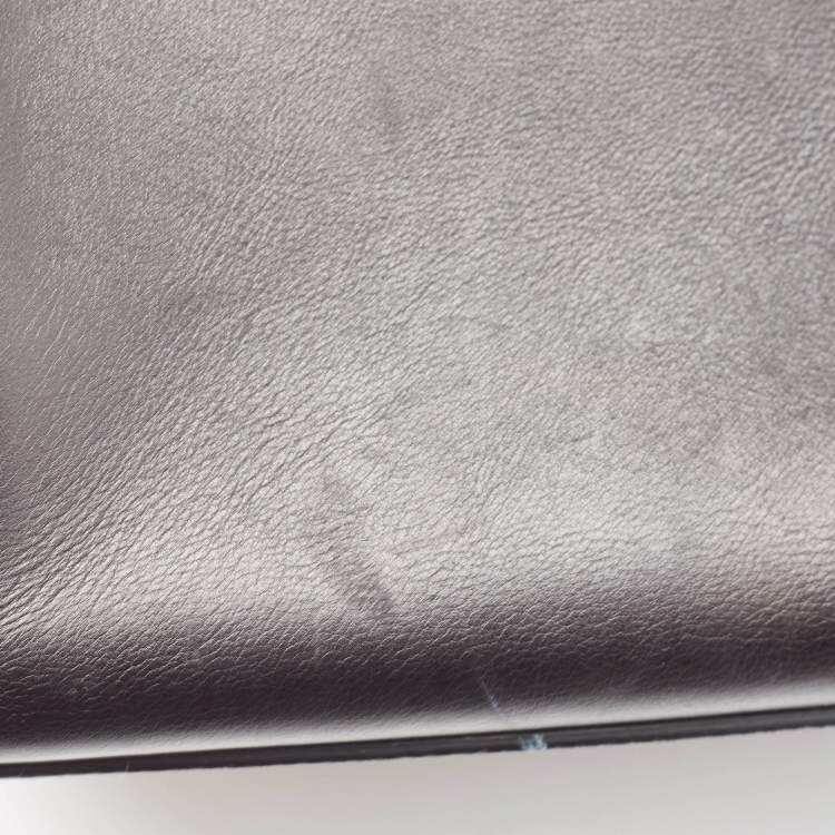 Pre Owned Celine Tricolor Leather Medium Trapeze Bag