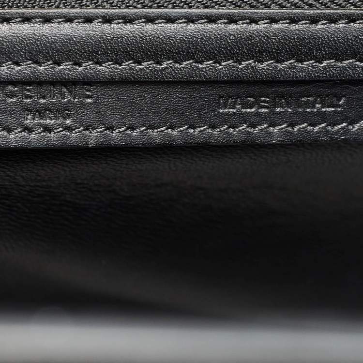Pre Owned Celine Tricolor Leather Mini Luggage Tote
