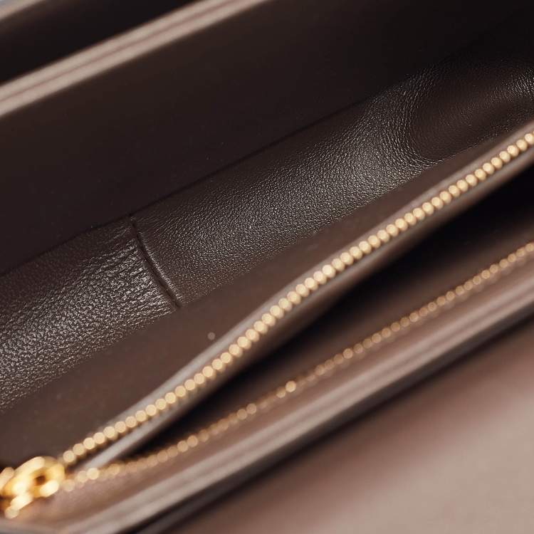 Pre Owned Celine Natural Lizard Teen Triomphe Shoulder Bag