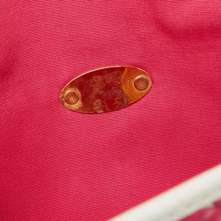 Pre Owned Celine Multicolor Tropical Print Canvas and Leather Shoulder Bag