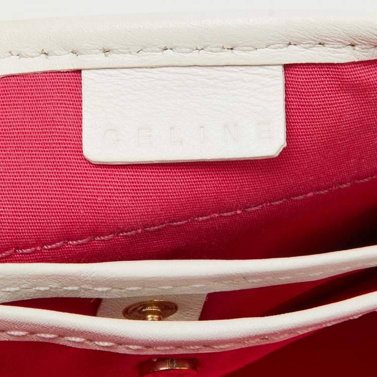 Pre Owned Celine Multicolor Tropical Print Canvas and Leather Shoulder Bag