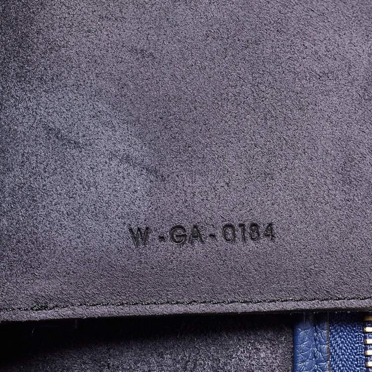 Pre Owned Celine Blue Leather Mini Belt Top Handle Bag