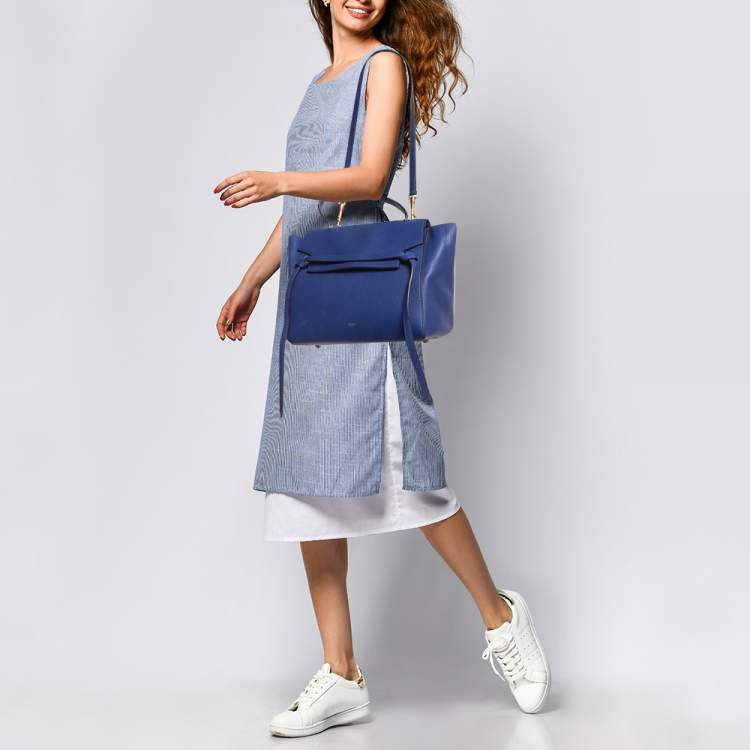 Celine blue handbag online