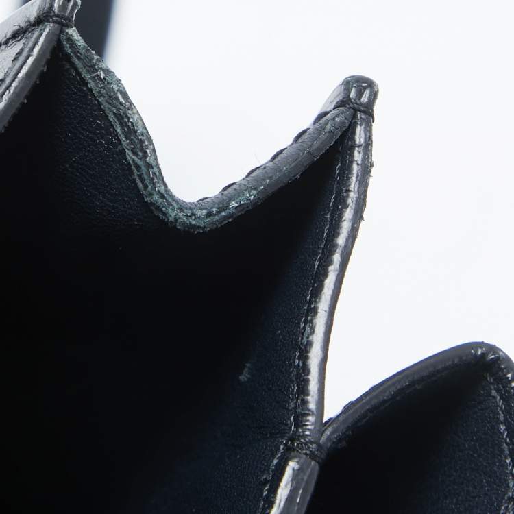 Pre Owned Celine Navy Blue Leather Medium Classic Box Shoulder Bag