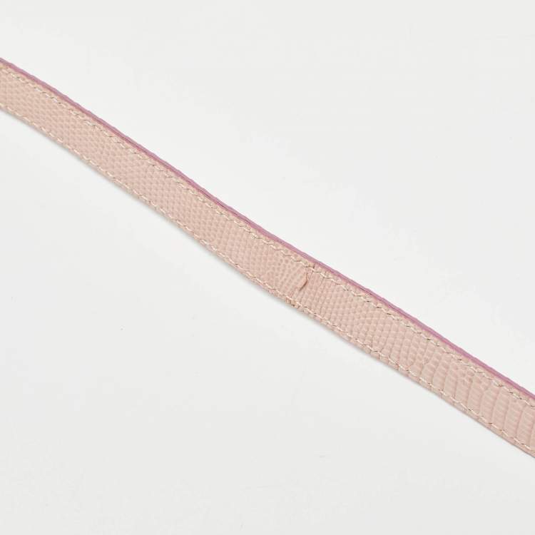 مملوكة مسبقًا Celine Pink Lizard Medium Classic Box Shoulder Bag